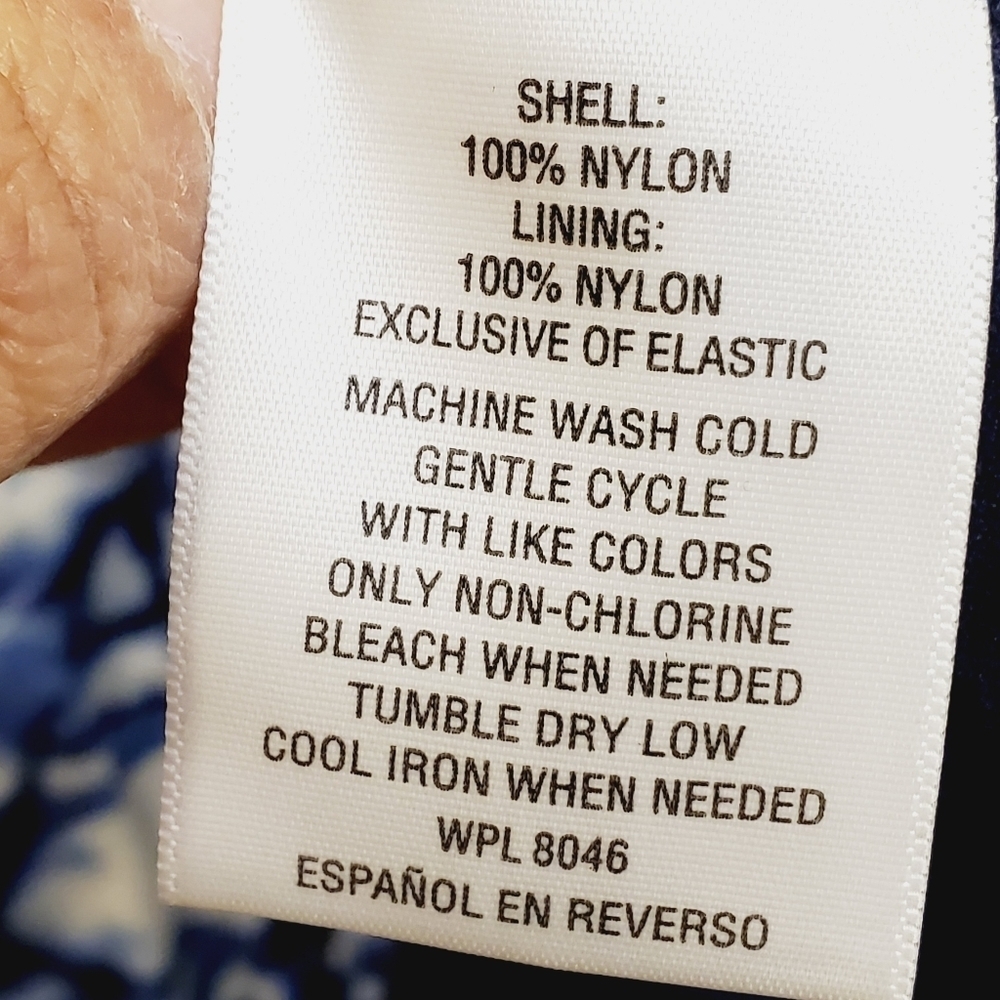 Style and Co. Asymmetric Nylon  V Neck dress Size PS - Picture 5 of 14